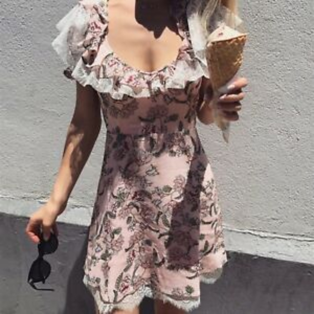 For love and lemons Bee balm mini dress